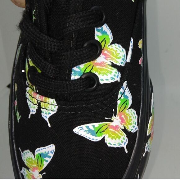 VANS Stacked Womens NEW w/Tags Morph Blackout Butterflies Sneakers - sz. 6 - Picture 2 of 7